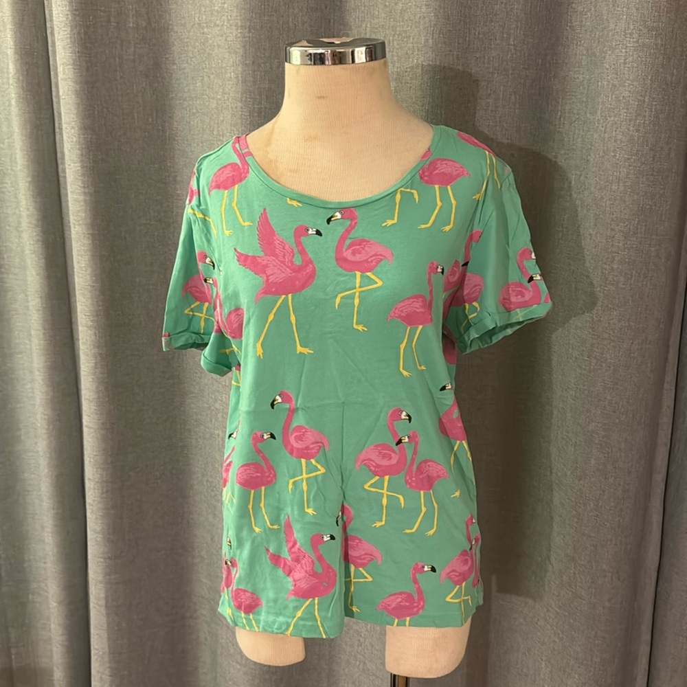 Very funny tshirt flamingos